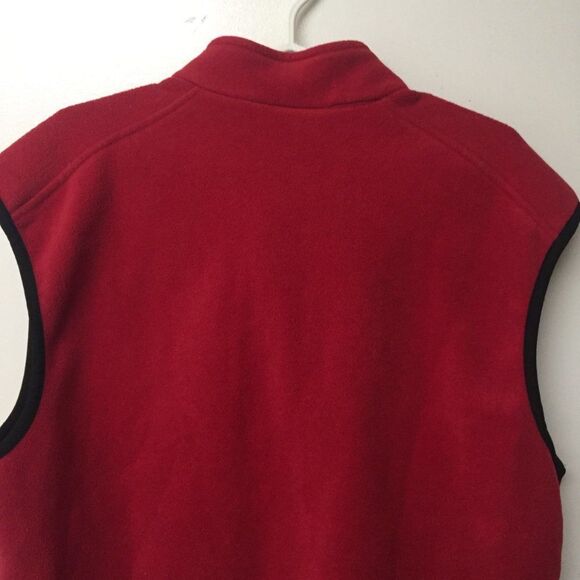 The North Face Men's Fleece Vest Red Size Large - Picture 6 of 7